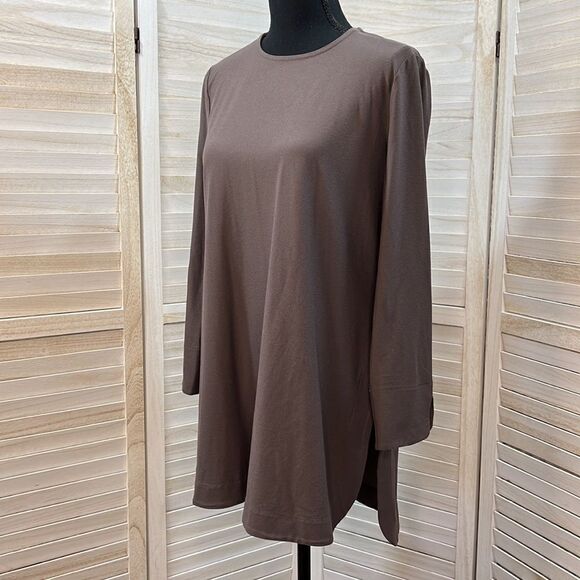 Eileen Fisher Split Hem Tunic Top XS - Picture 5 of 7